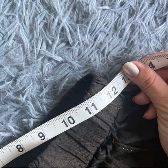 Everlane Brown Black Linen Boxer Shorts Size S - Picture 5 of 6